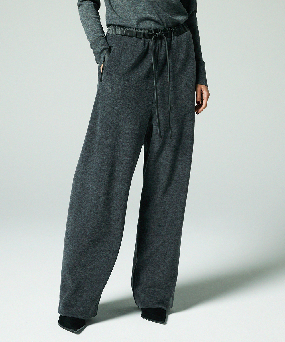 EAUVIRE ウールフリースパンツ グレー