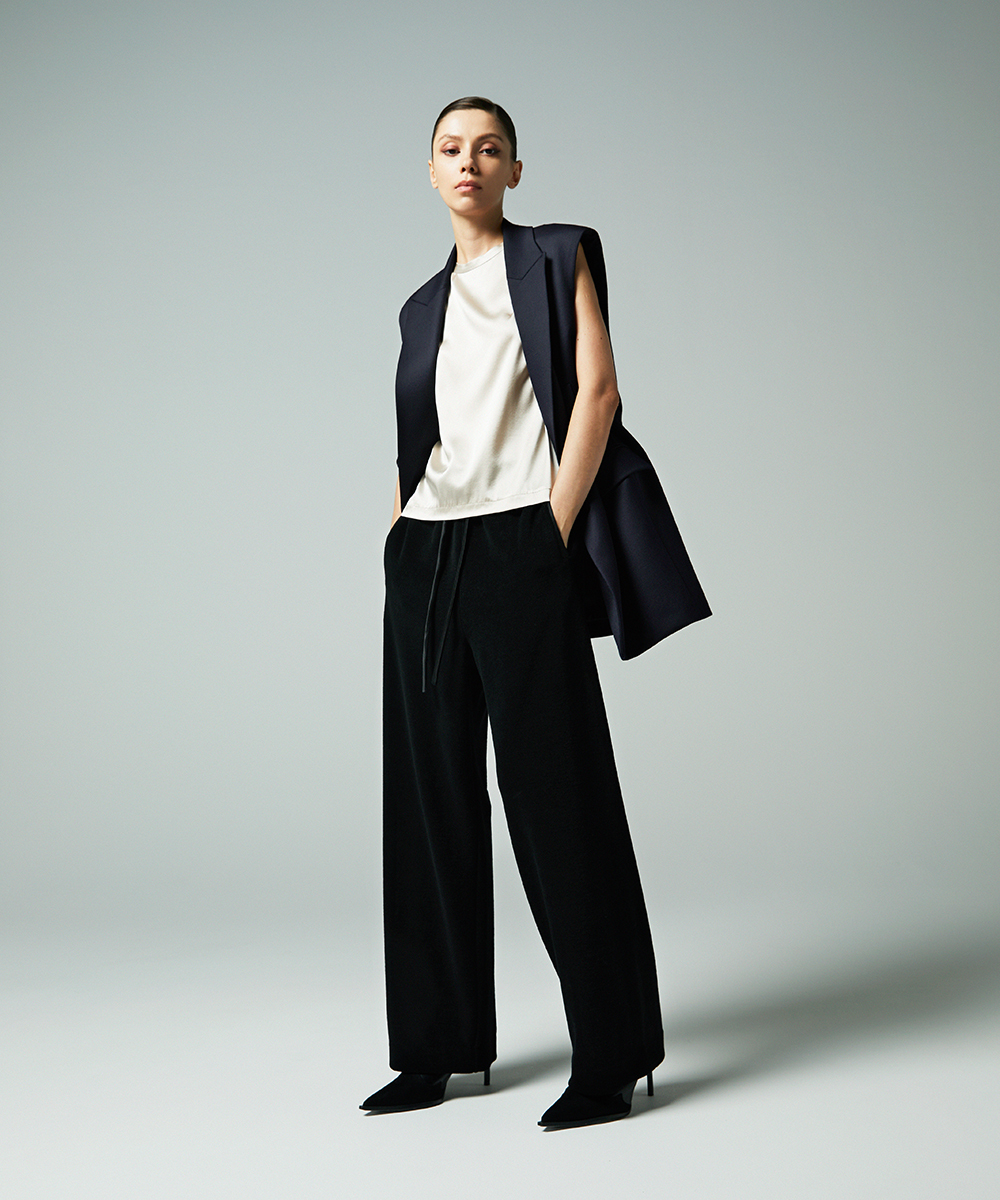 EAUVIRE ウールフリースパンツ グレー