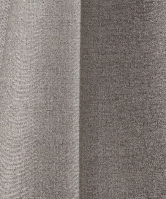 EAUVIRE 3タックワイドパンツ ブラウン