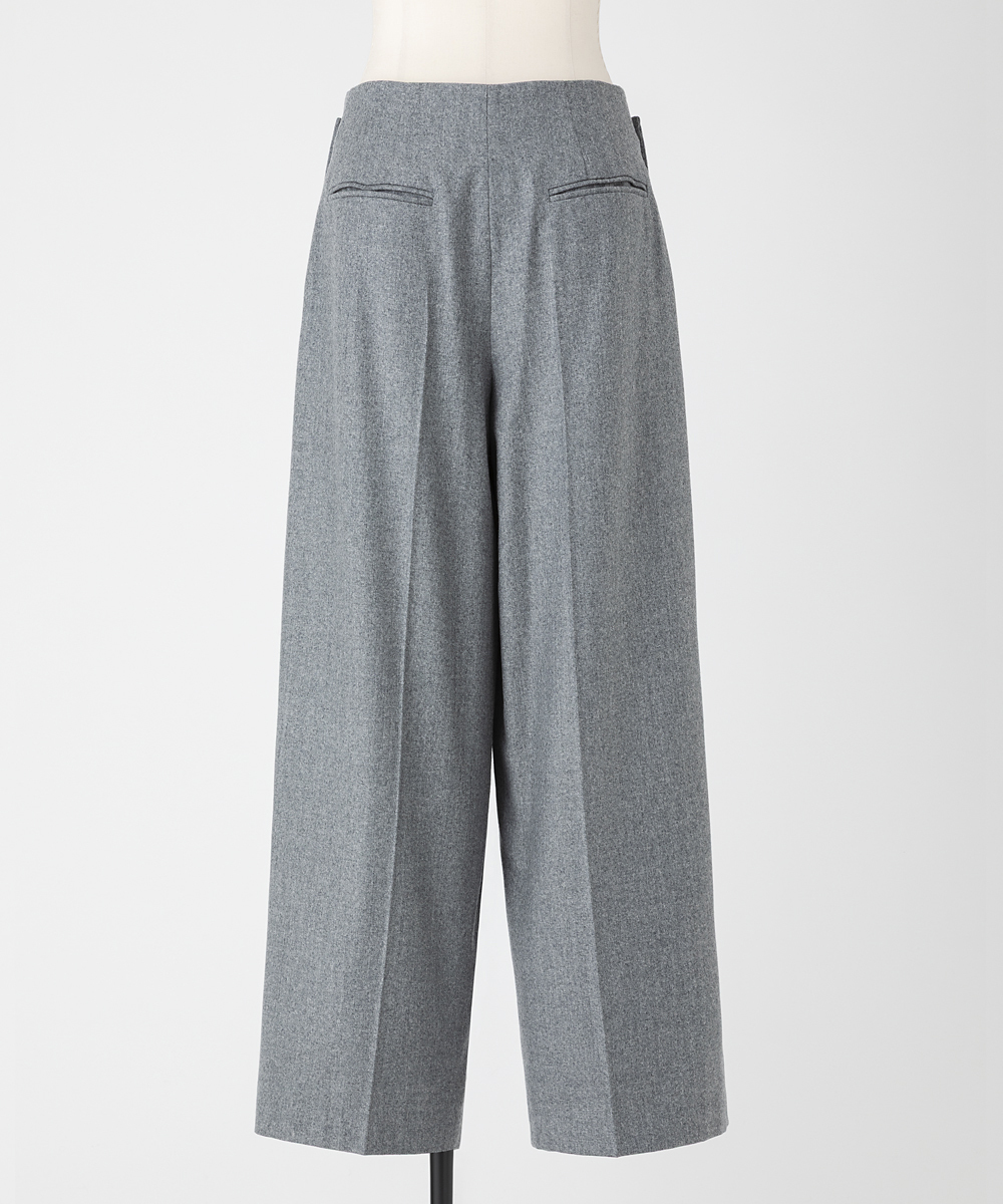 EAUVIRE フラノセーラーパンツ グレー