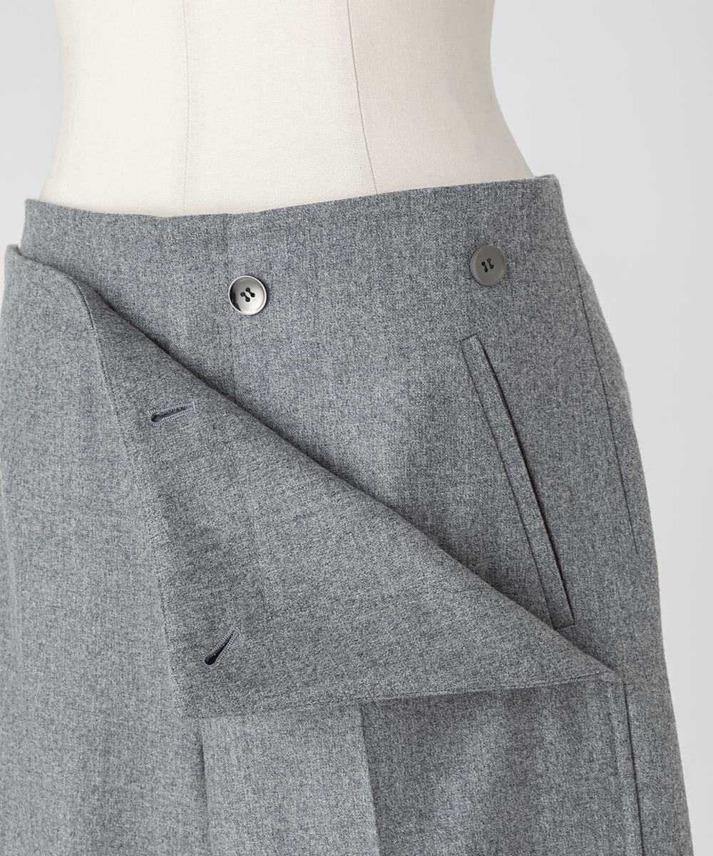 EAUVIRE フラノセーラーパンツ グレー