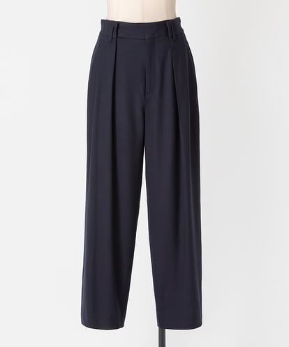 EAUVIRE ワイドテーパードパンツ ネイビー