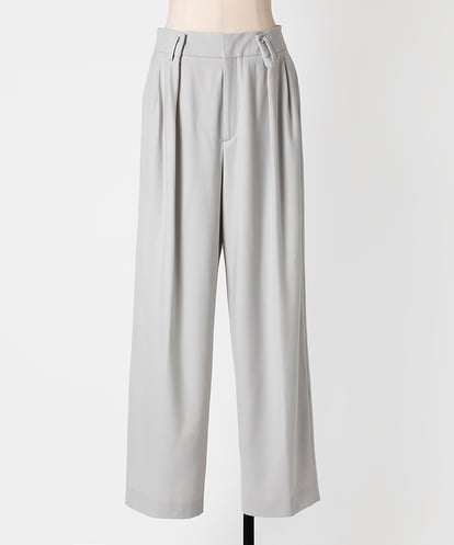 EAUVIRE ワイドテーパードパンツ ネイビー