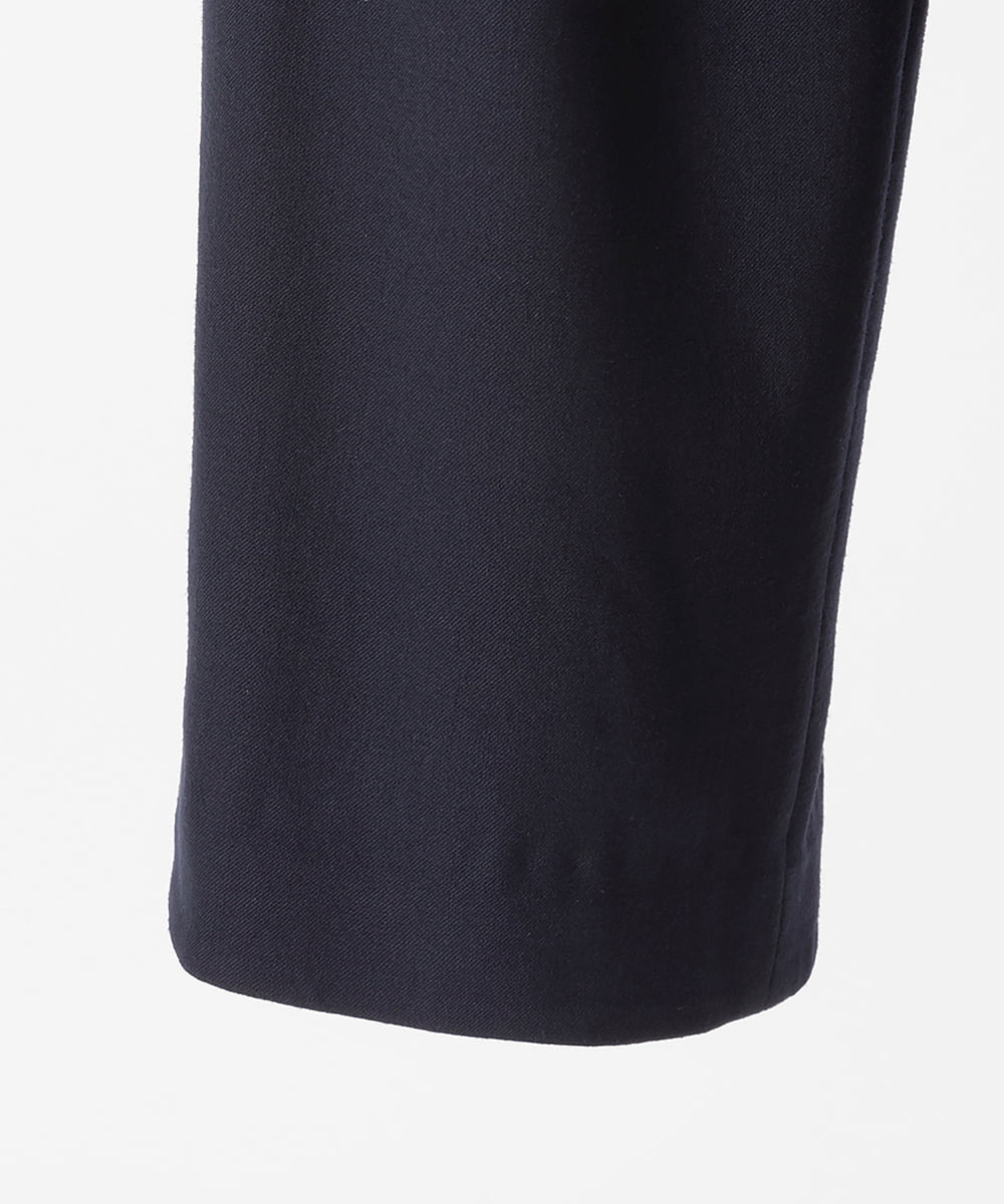 EAUVIRE ワイドテーパードパンツ ネイビー