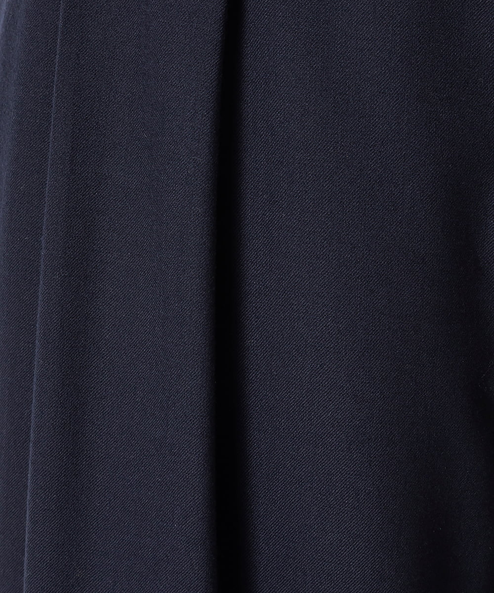 EAUVIRE ワイドテーパードパンツ ネイビー