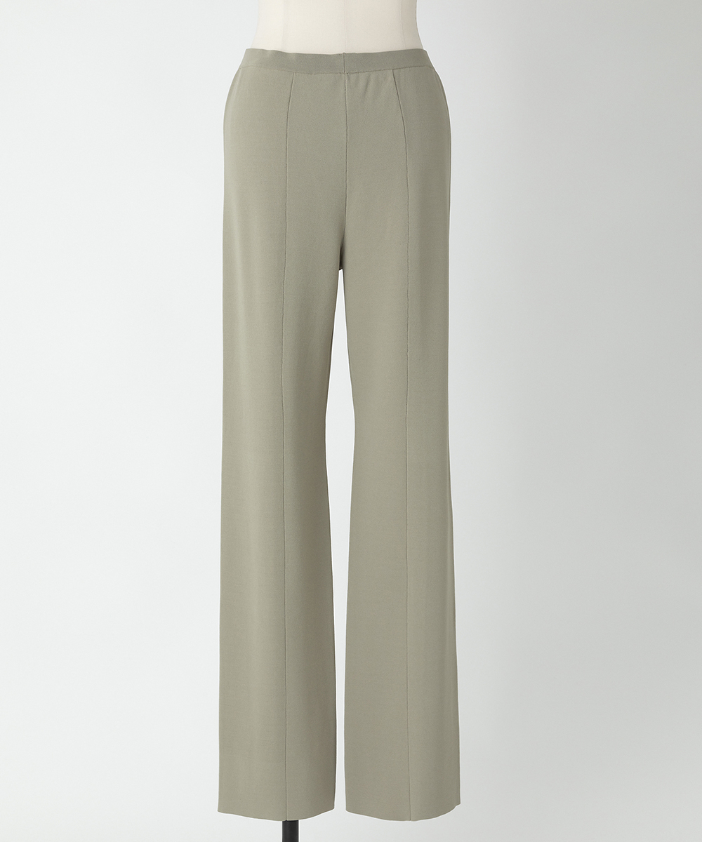 EAUVIRE シルエットパンツ セージ