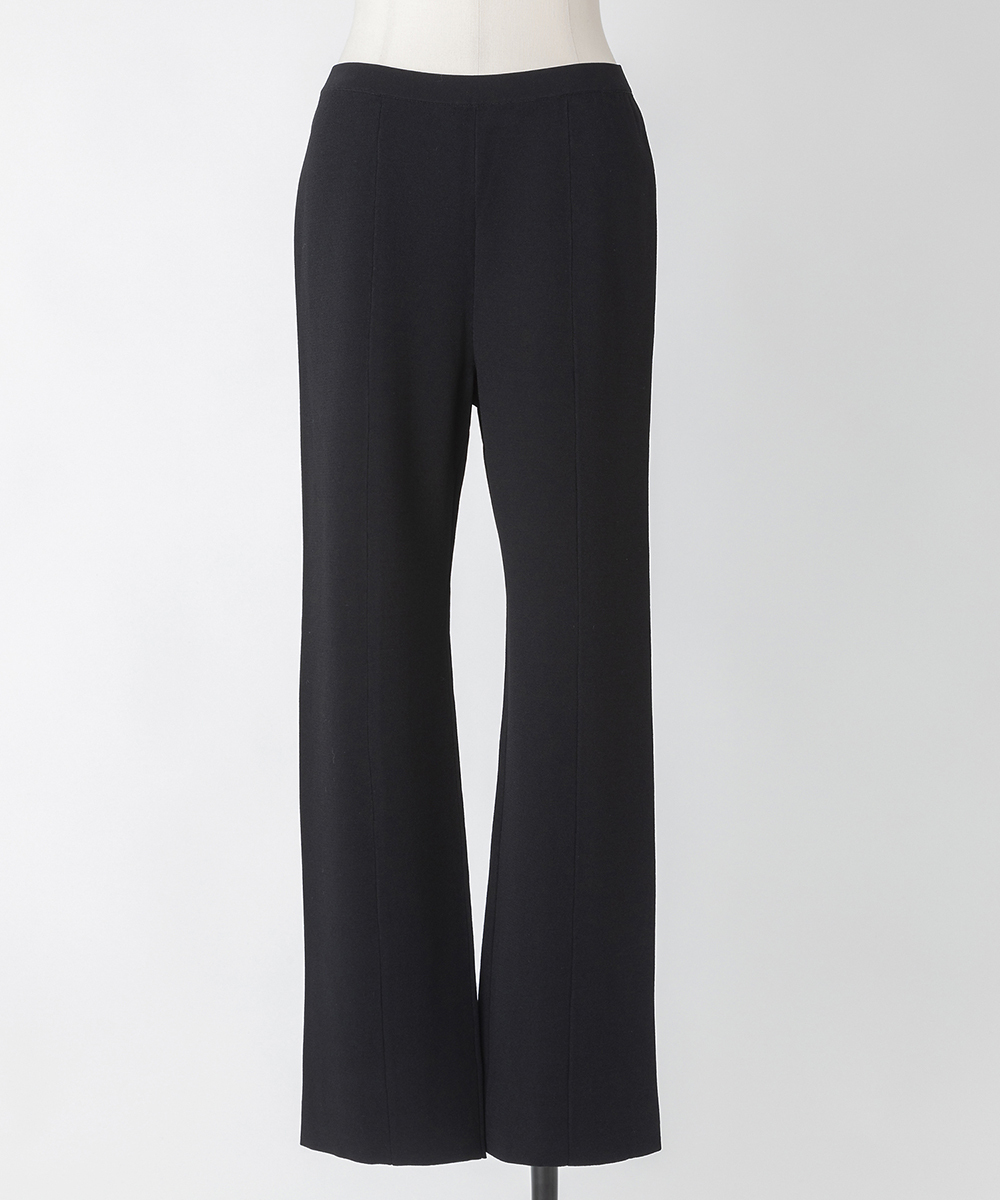 EAUVIRE シルエットパンツ ブラック