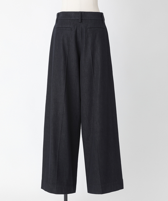EAUVIRE ワイドレッグパンツ ブラック