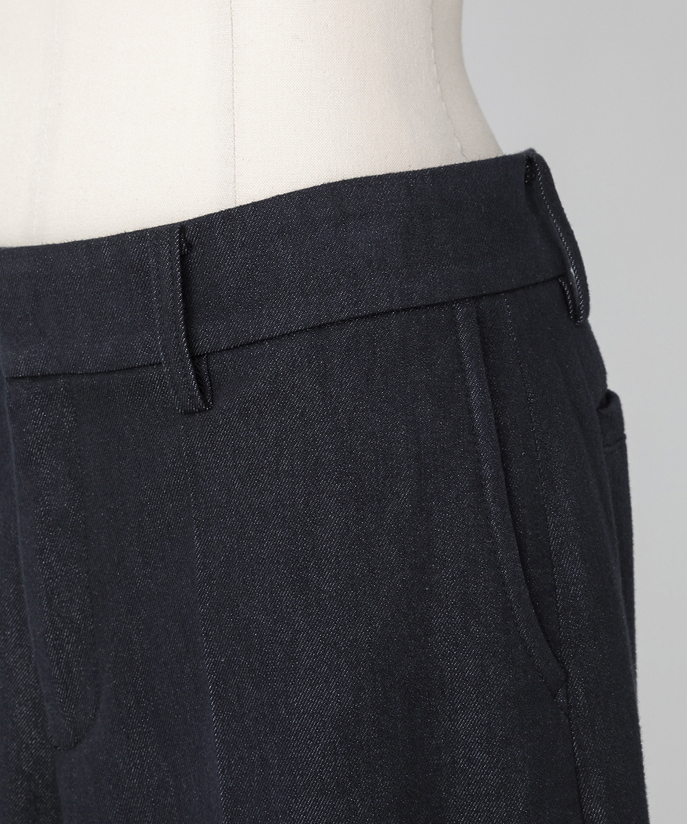 EAUVIRE ワイドレッグパンツ ブラック