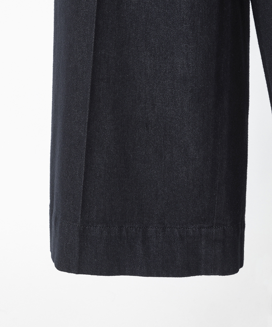 EAUVIRE ワイドレッグパンツ ブラック