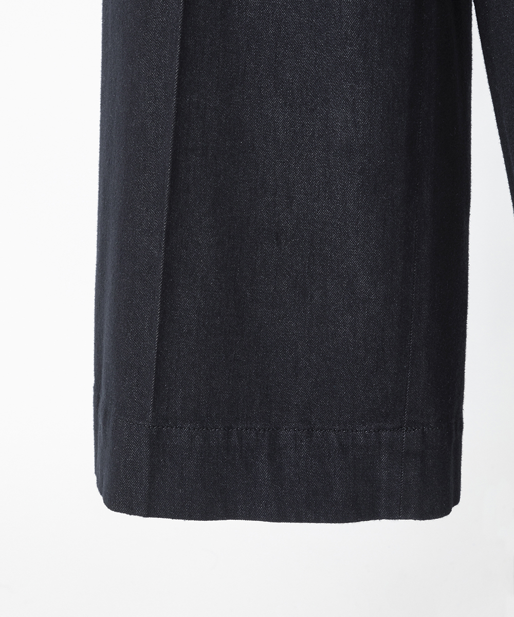 EAUVIRE ワイドレッグパンツ ブラック