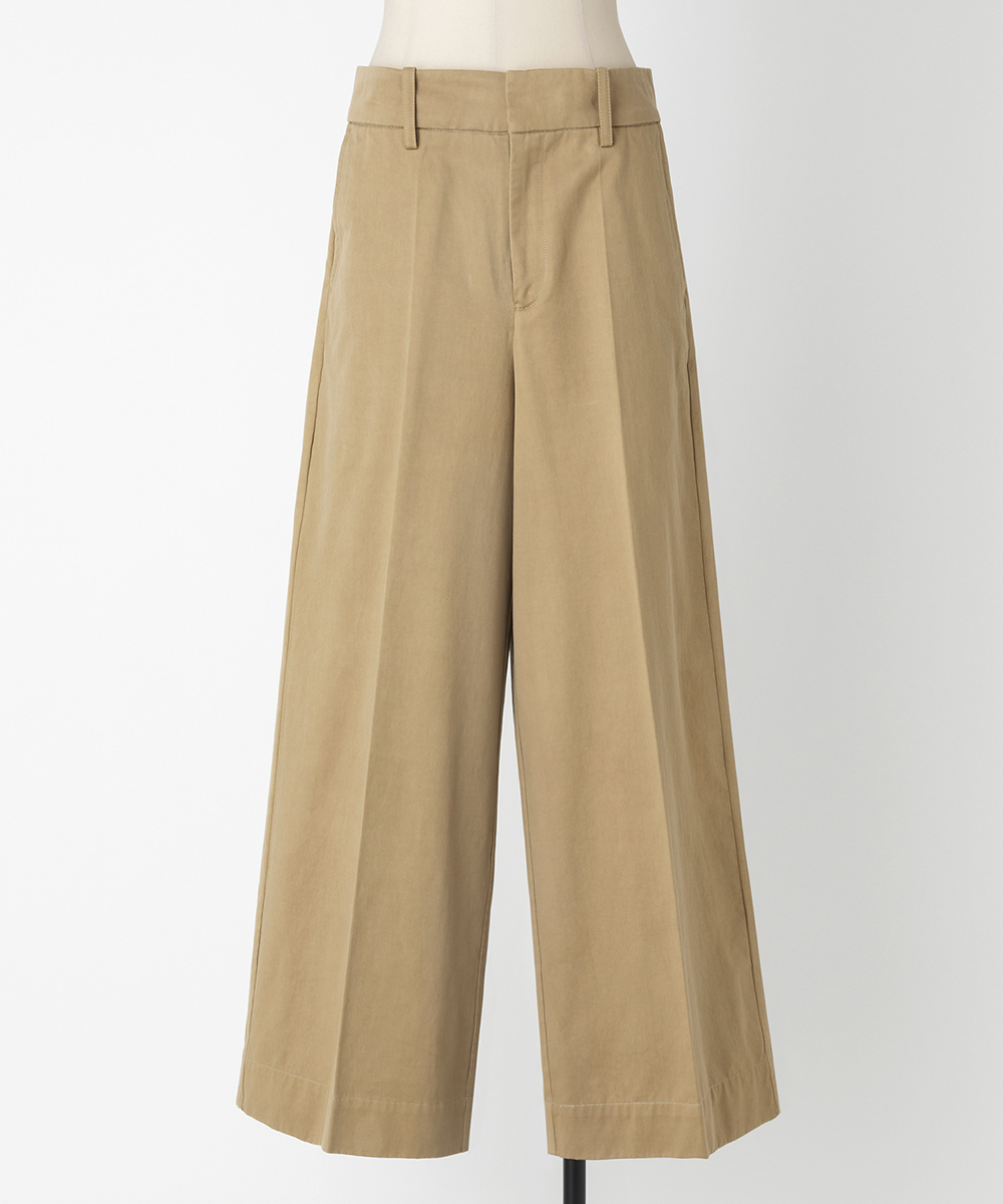 EAUVIRE ワイドレッグパンツ ピンク