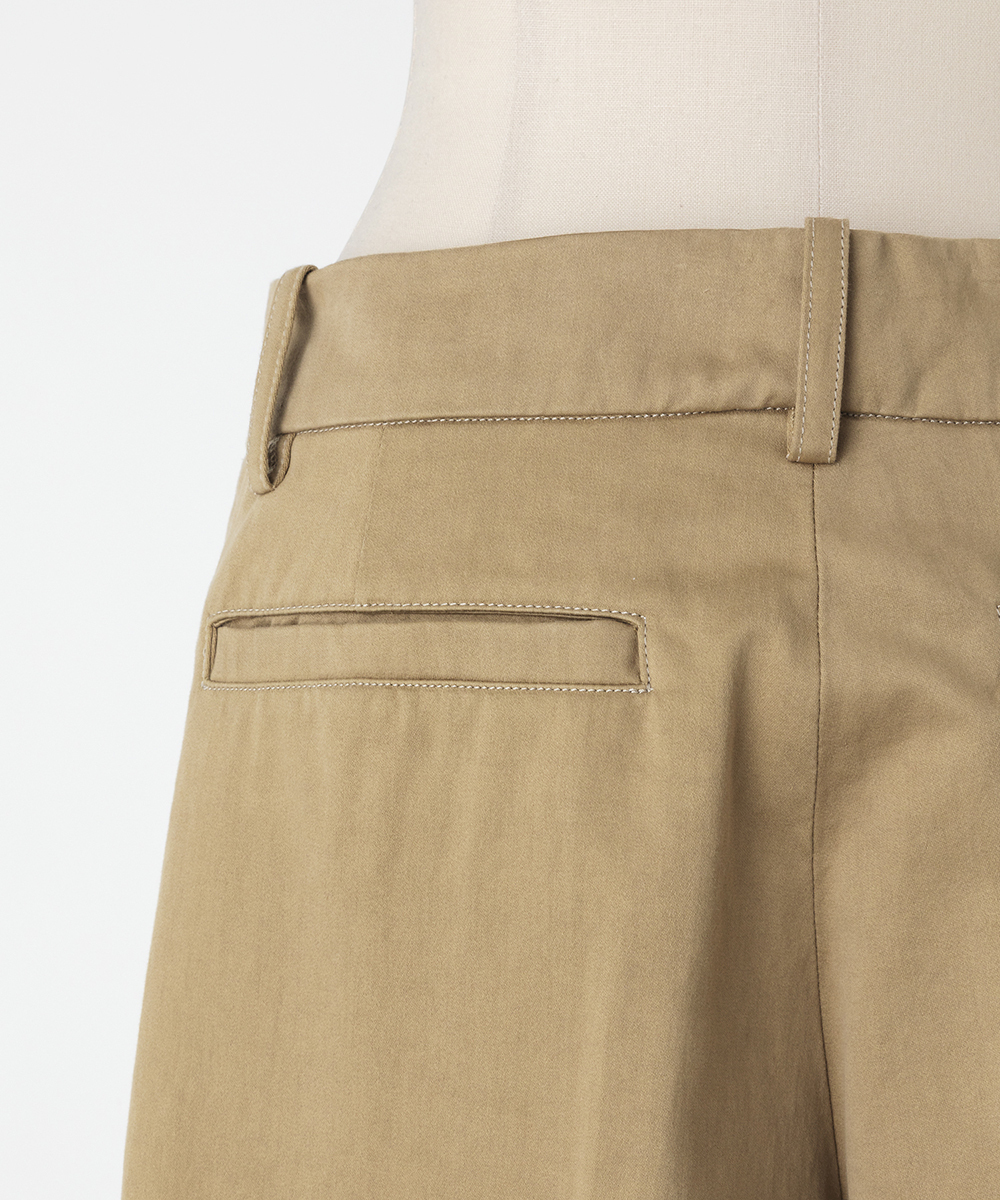 EAUVIRE ワイドレッグパンツ ピンク