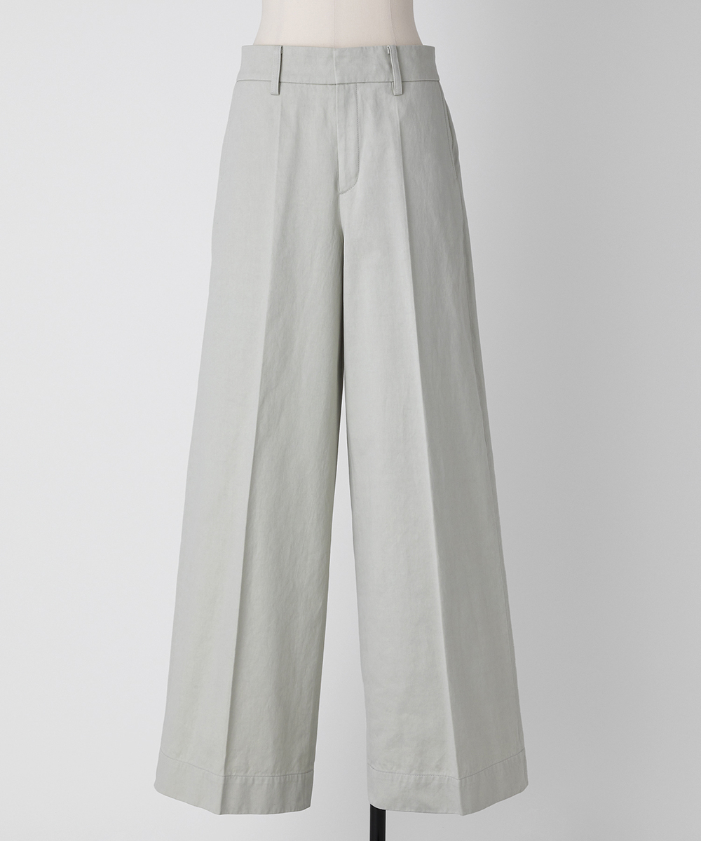 EAUVIRE ワイドレッグパンツ ピンク