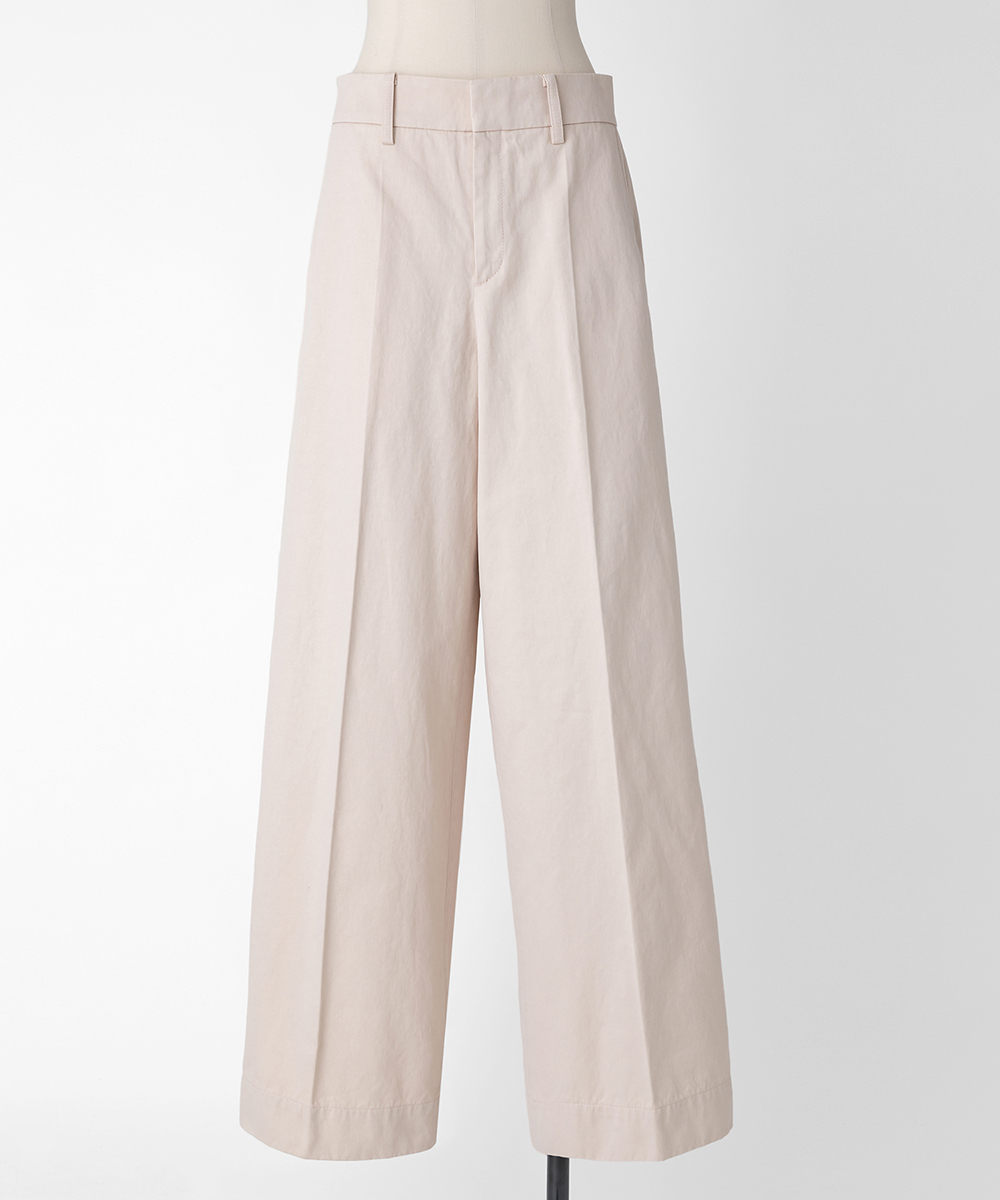 EAUVIRE ワイドレッグパンツ ピンク