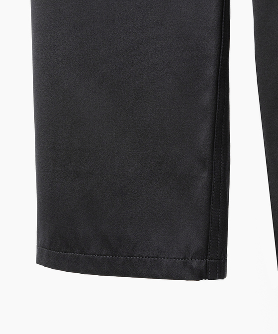 EAUVIRE ワイドストレートパンツ ブラック