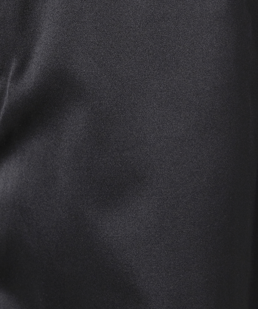 EAUVIRE ワイドストレートパンツ ブラック