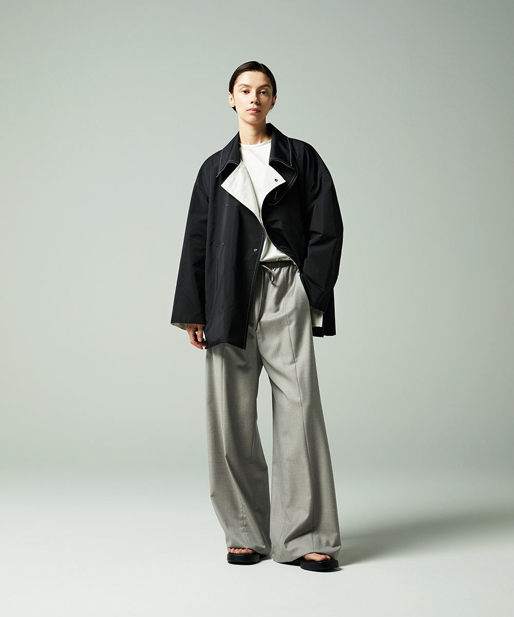 EAUVIRE ドローストリングパンツ ベージュ