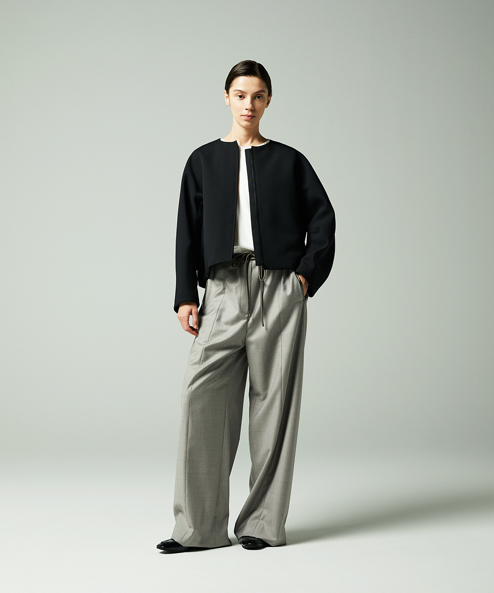 EAUVIRE ドローストリングパンツ ベージュ