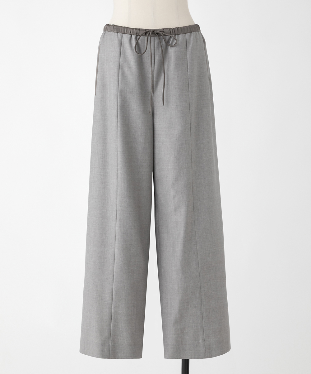 EAUVIRE ドローストリングパンツ ベージュ