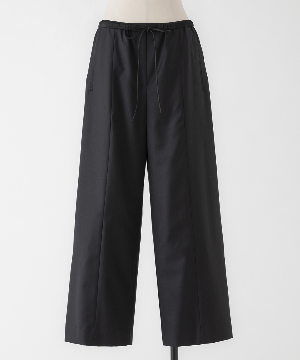 EAUVIRE ドローストリングパンツ ブラック