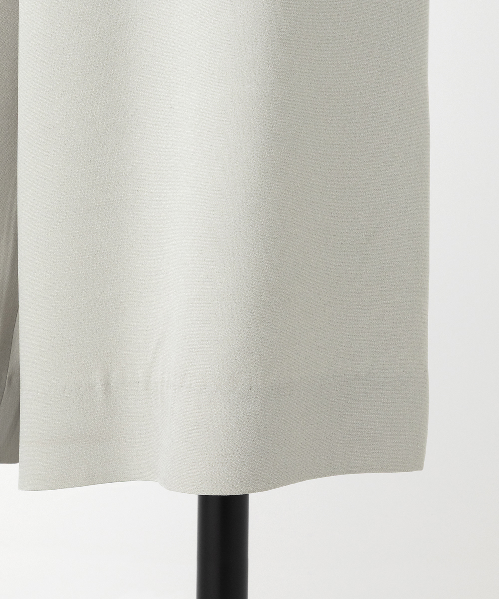 EAUVIRE シルクジョーゼットワイドフレアパンツ セージ