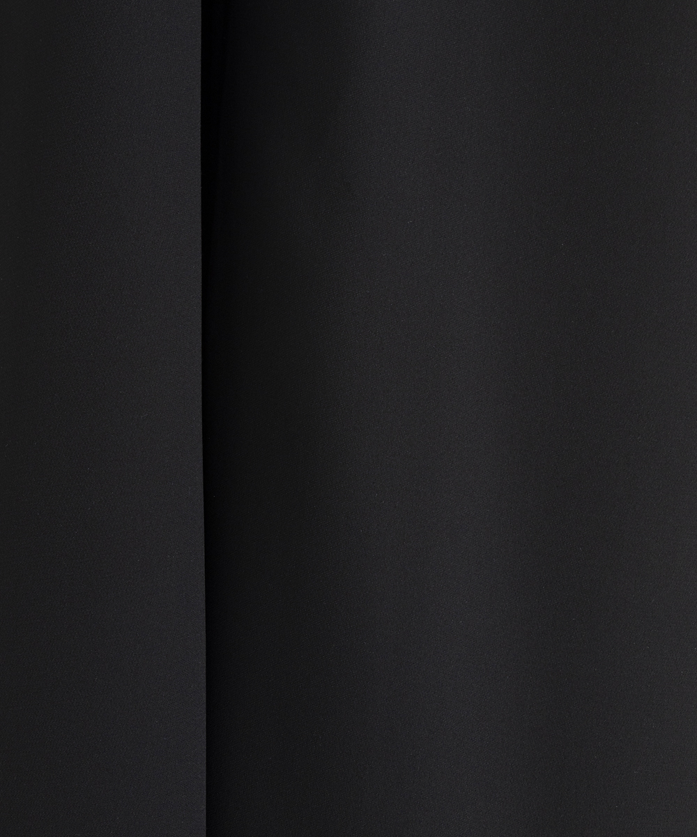 EAUVIRE シルクジョーゼットワイドフレアパンツ セージ