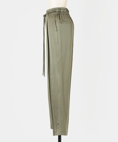 EAUVIRE シルク混ジョガーパンツ カーキ