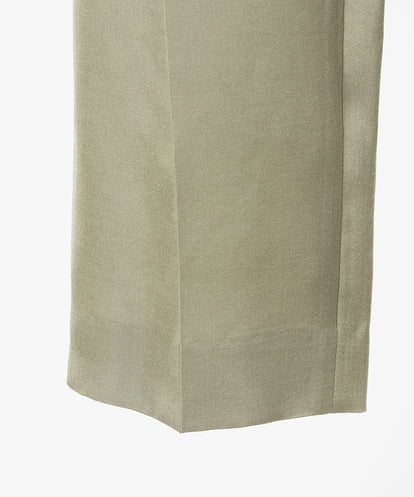 EAUVIRE シルク混ジョガーパンツ カーキ