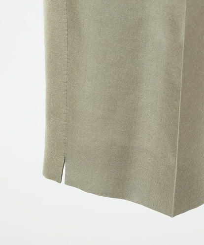 EAUVIRE シルク混ジョガーパンツ カーキ