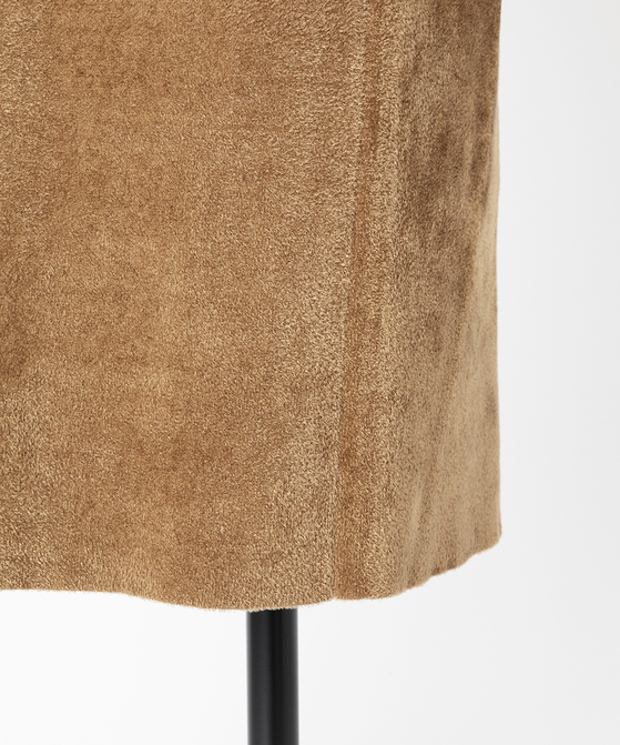 EAUVIRE ハイネックニットドレス ベージュ