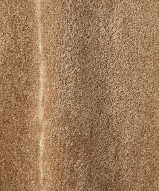 EAUVIRE ハイネックニットドレス ベージュ