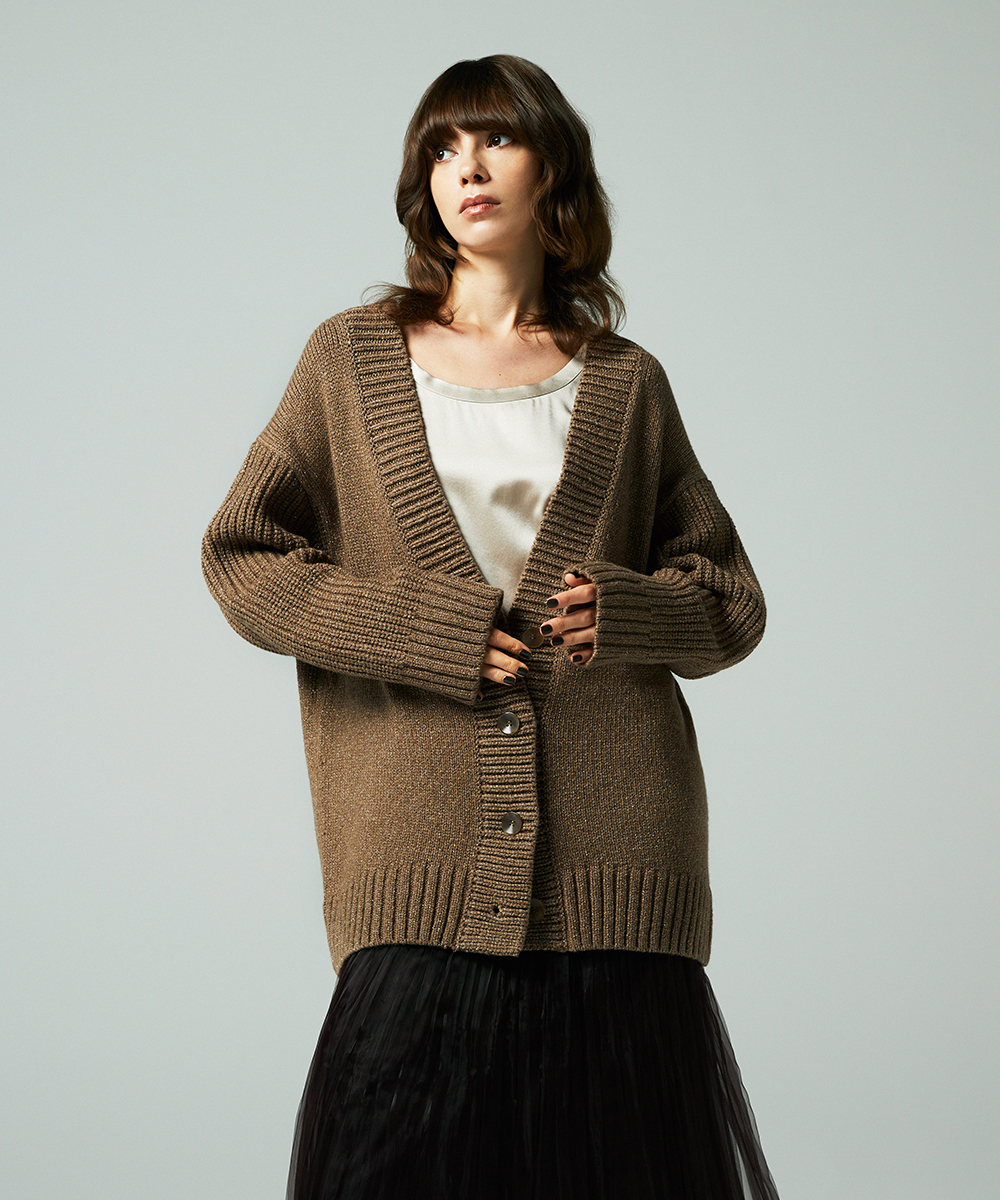 リリヤーンラメカーディガン