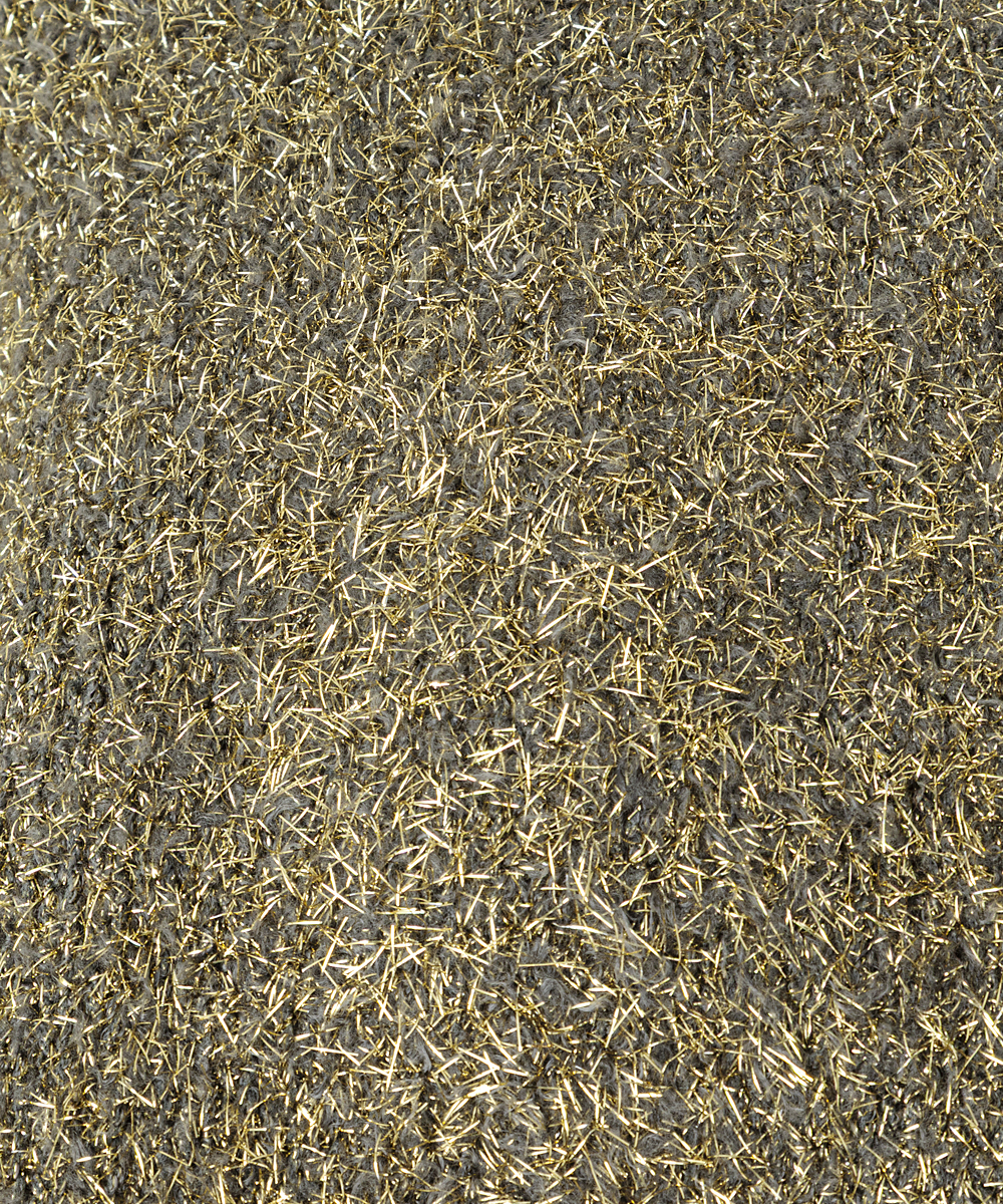 EAUVIRE フィルムラメジップアップブルゾン シルバー