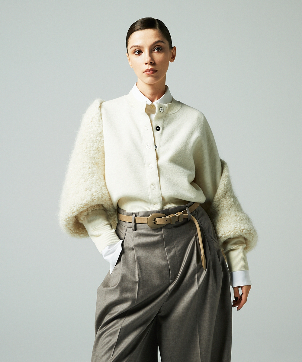 ハンドニットボレロ