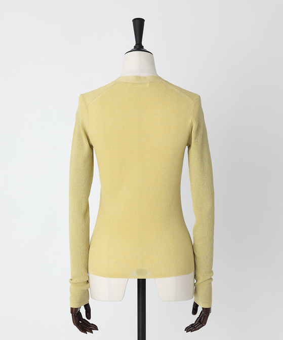 EAUVIRE Vネックカーディガン ベージュ