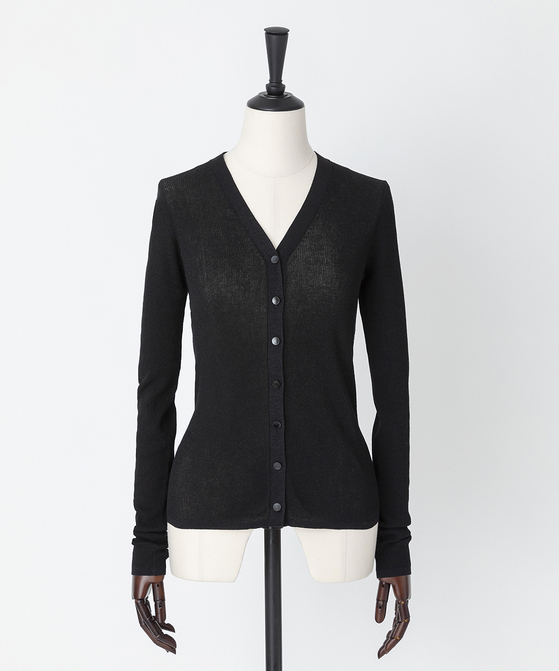 EAUVIRE Vネックカーディガン ベージュ