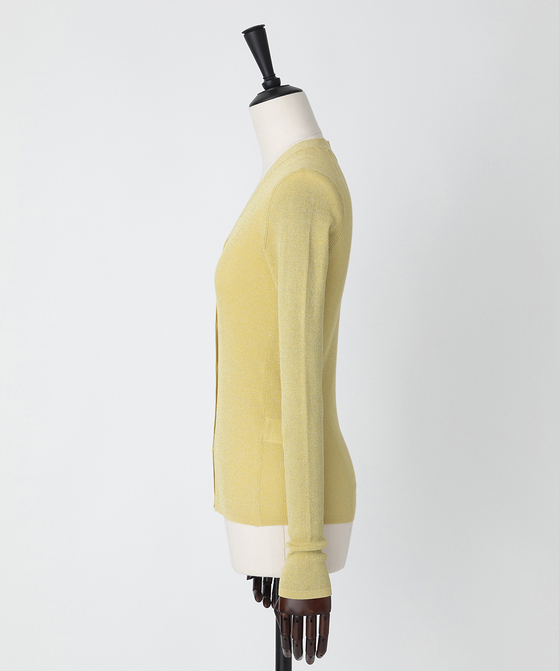 EAUVIRE Vネックカーディガン ベージュ