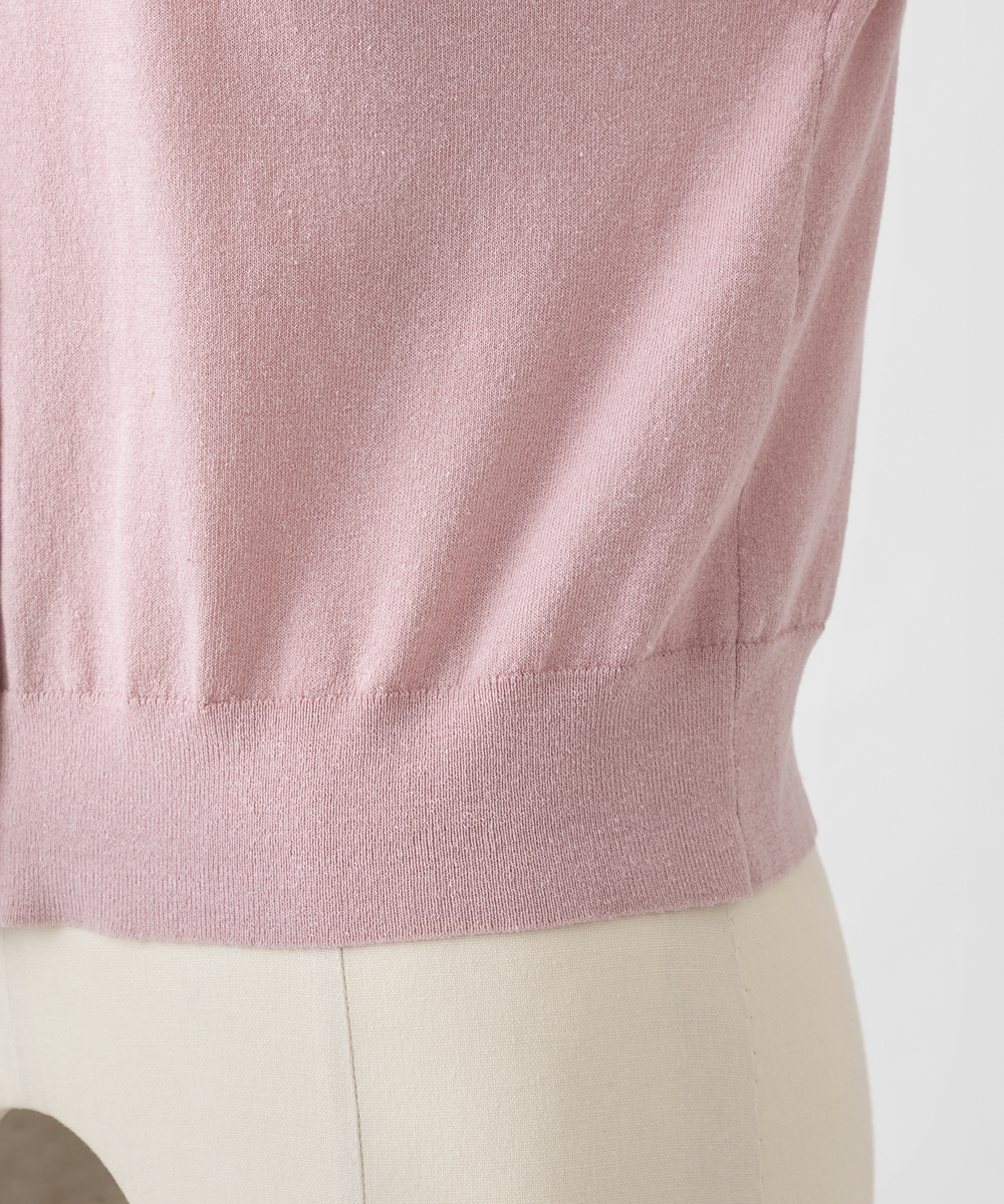 EAUVIRE コットンリネンカーディガン ブラック