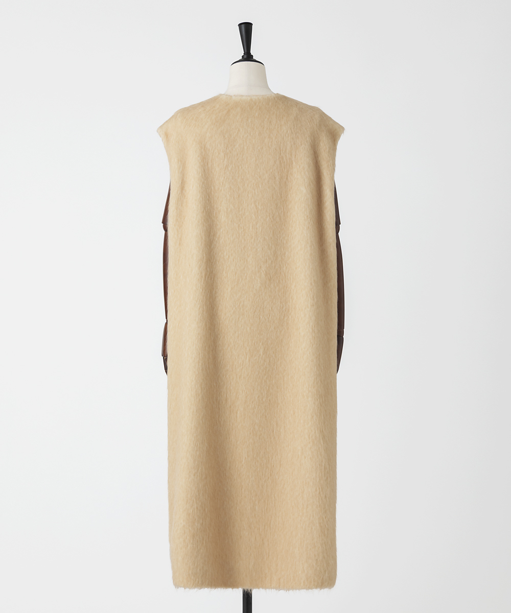 EAUVIRE ソフトシャギージレ ベージュ