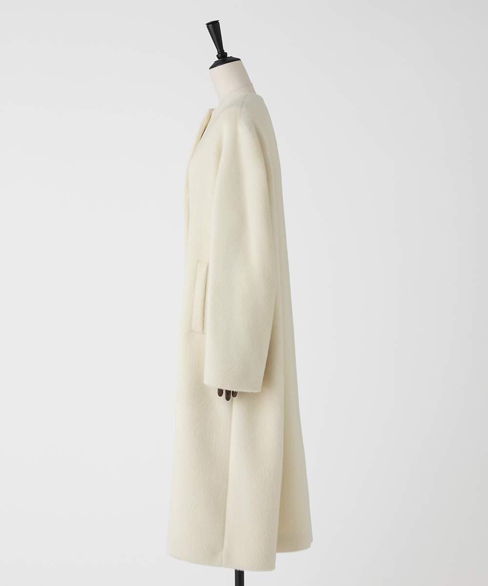 EAUVIRE スーリーアルパカコート ブラック