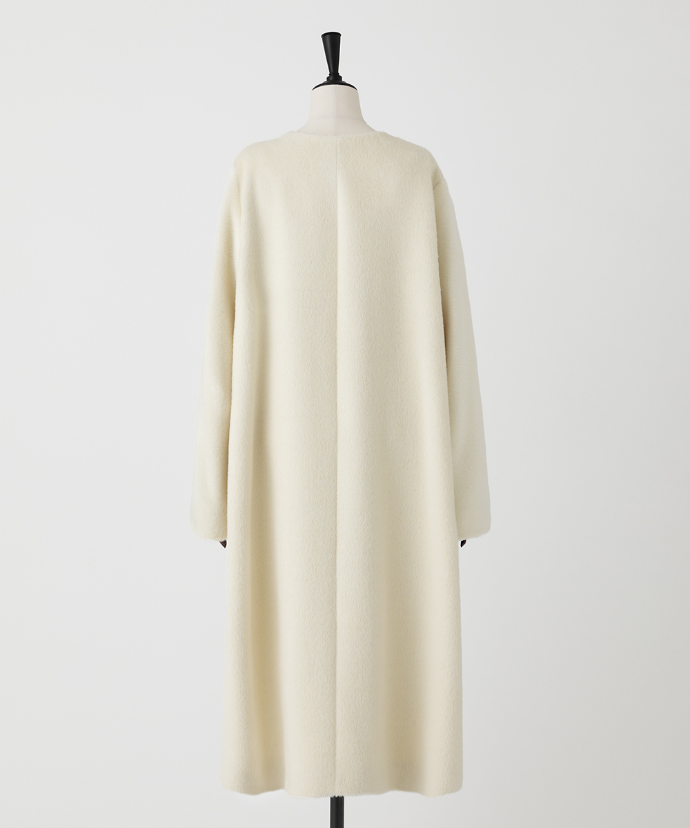 EAUVIRE スーリーアルパカコート ブラック