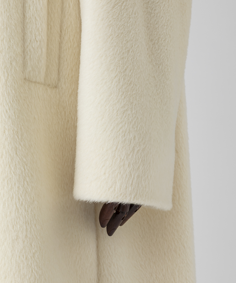 EAUVIRE スーリーアルパカコート ブラック