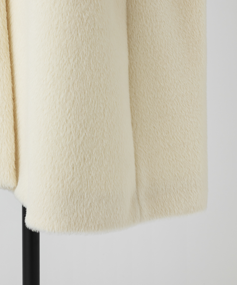 EAUVIRE スーリーアルパカコート ブラック