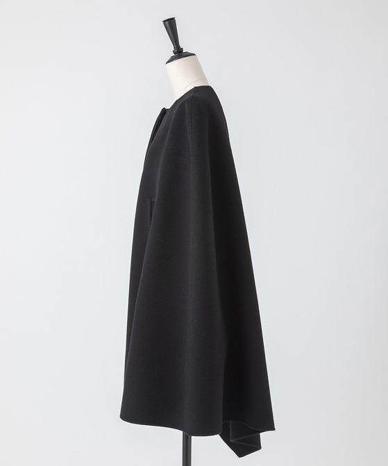 EAUVIRE Super180'sマントコート ブラック