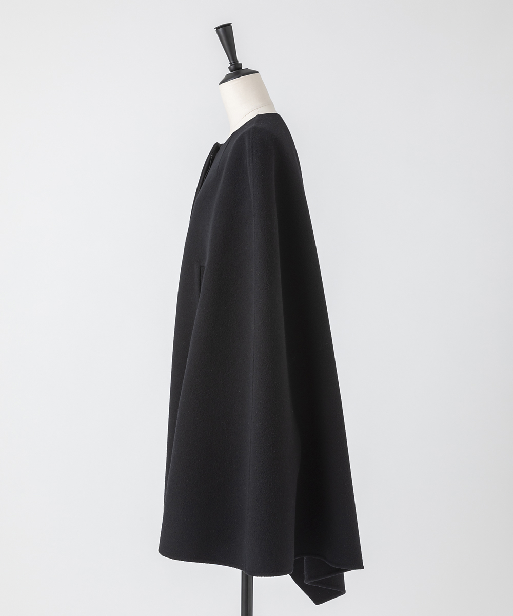 EAUVIRE Super180'sマントコート ブラック