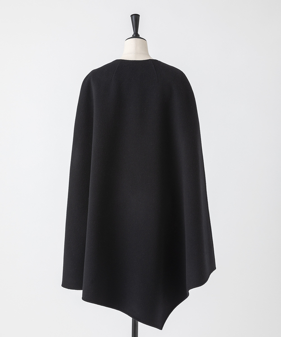 EAUVIRE Super180'sマントコート ブラック