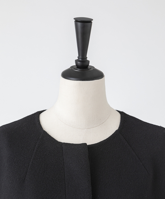 EAUVIRE Super180'sマントコート ブラック