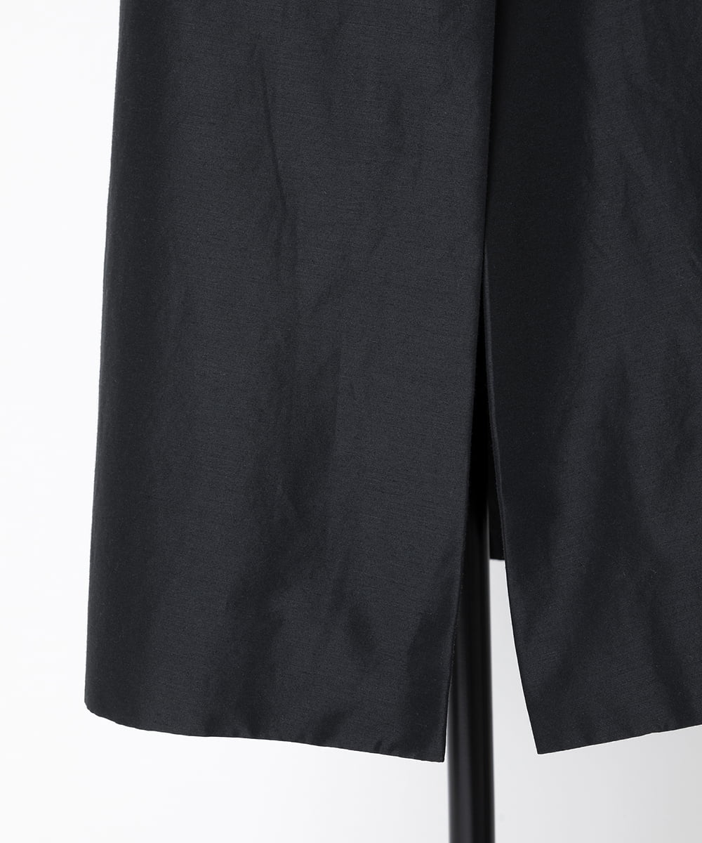 EAUVIRE ロングトレンチジレ ブラック