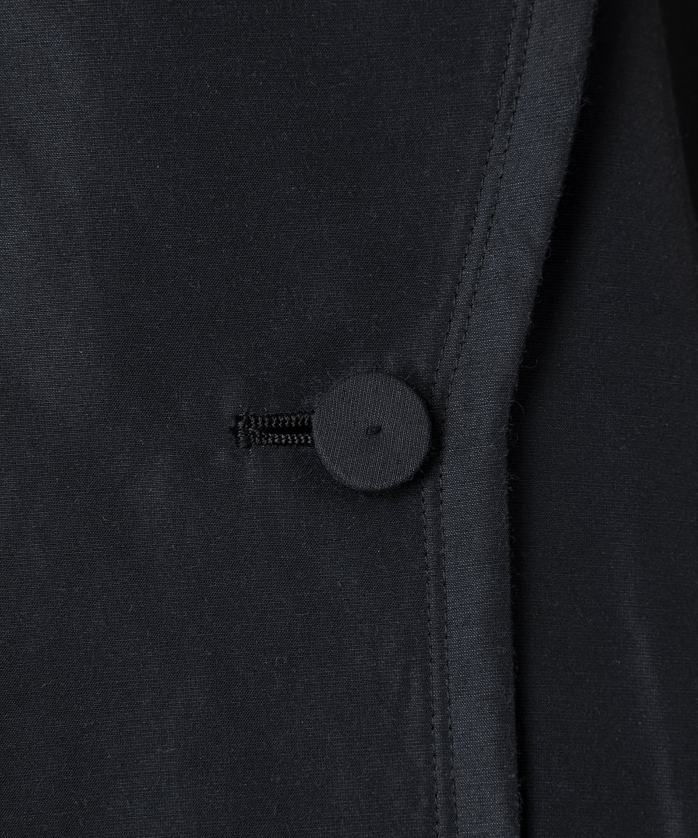 EAUVIRE ロングトレンチジレ ブラック